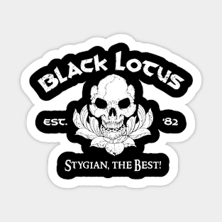 Black Lotus (White) Sticker